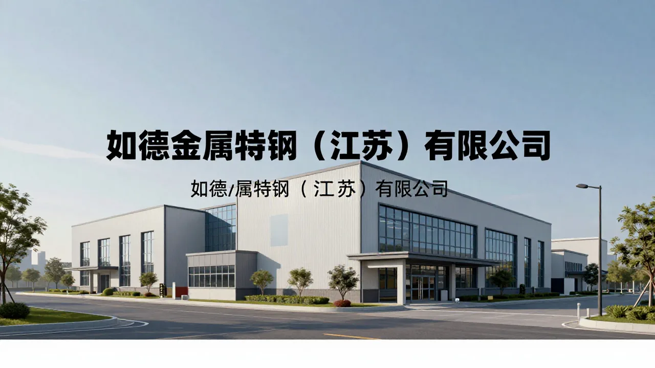 如德金属特钢（江苏）有限公司 首页主视觉